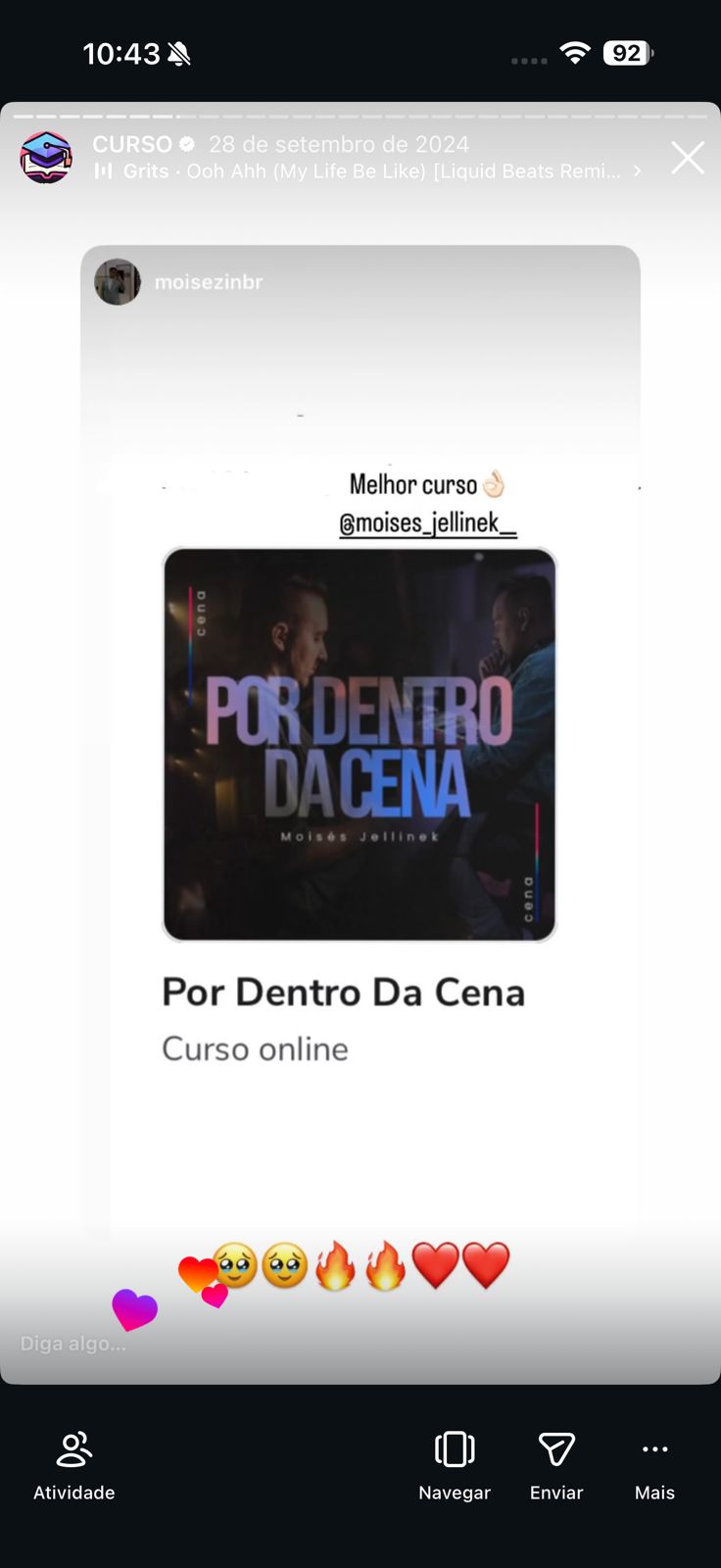 Relato de aluno